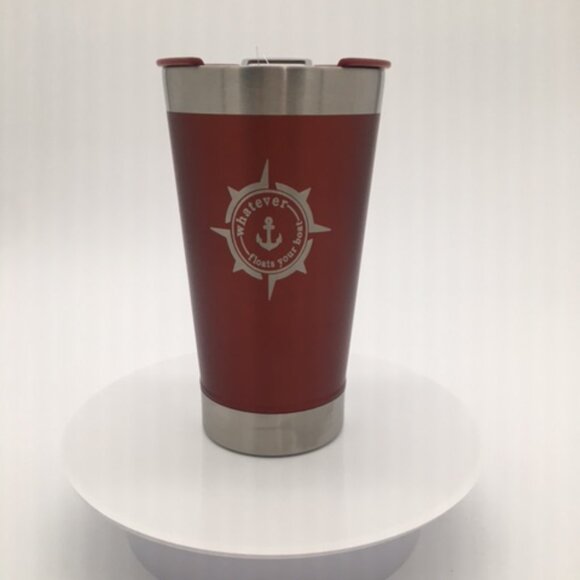 Stanley Custom Engraved Floats Your Boat Stay Chill 16 oz. Insulated Beer Pint - Picture 2 of 8